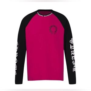 Chrome Hearts Horseshoe Baseball
Preta/Rosa Size S